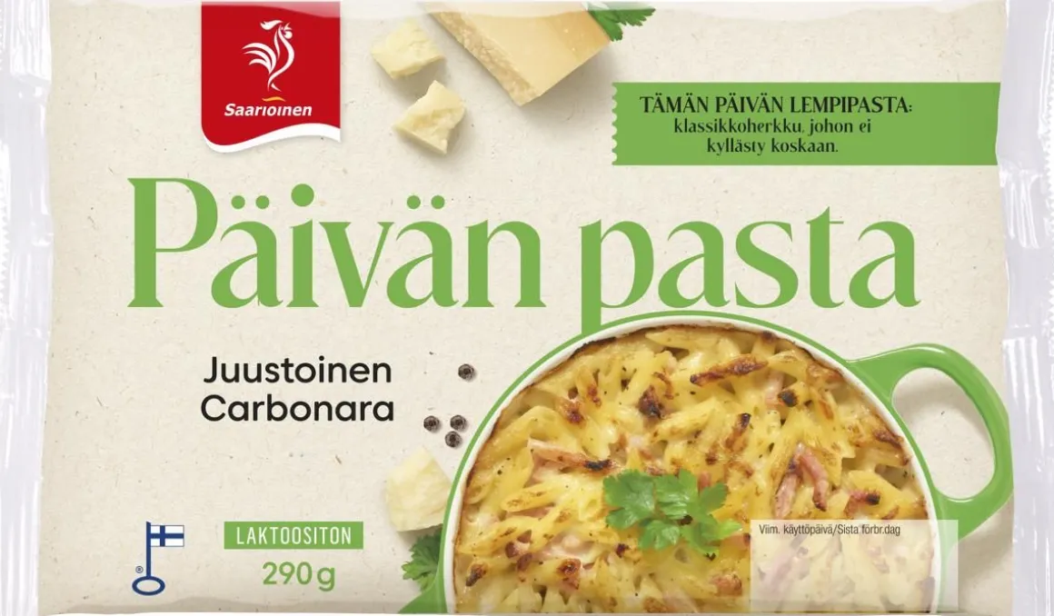 SAARIOINEN JUUSTOINEN CARBONARAPASTA 290 G