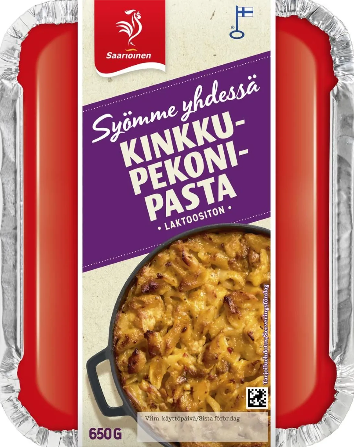 SAARIOINEN KINKKU-PEKONIPASTA 650 G