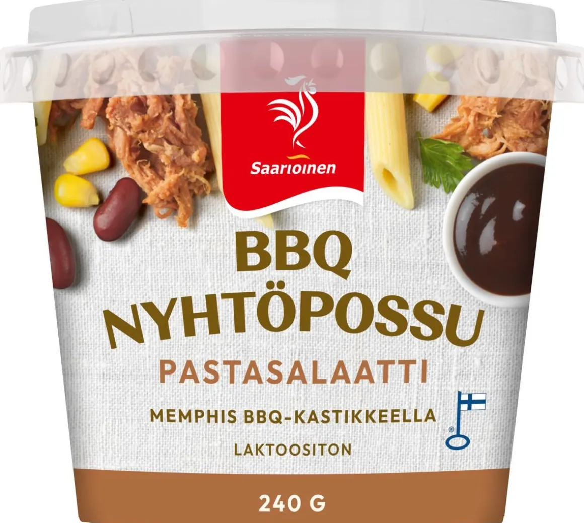 SAARIOINEN PASTASALAATTI BBQ-NYHTÖPOSSU 240 G
