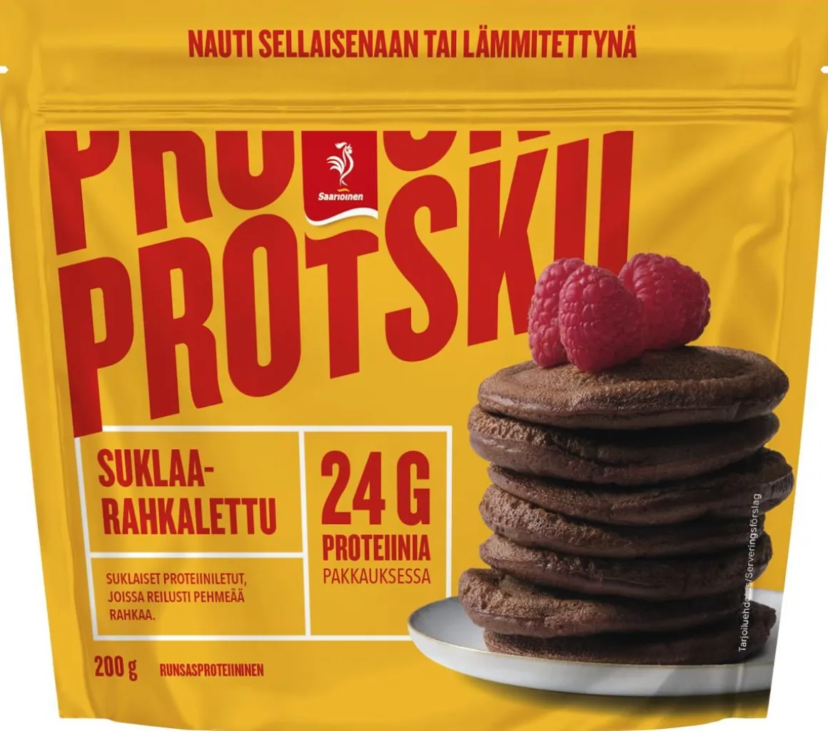 SAARIOINEN PROTSKU SUKLAA-RAHKALETTU 200 G