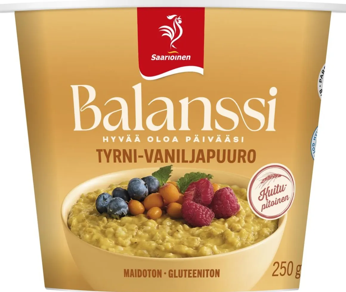 SAARIOINEN BALANSSI TYRNI-VANILJAKAURAPUURO 250 G