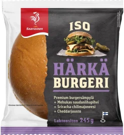 SAARIOINEN ISO HÄRKÄ BURGERI 245 G