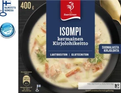 SAARIOINEN ISOMPI KIRJOLOHIKEITTO 400 G