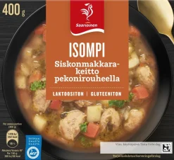 SAARIOINEN ISOMPI SISKONMAKKARAKEITTO 400 G