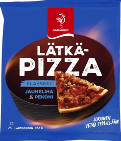 SAARIOINEN JAUHELIHA-PEKONIPIZZA 200 G