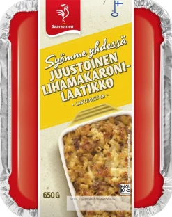 SAARIOINEN JUUSTOINEN MAKARAONILAATIKKO 650 G