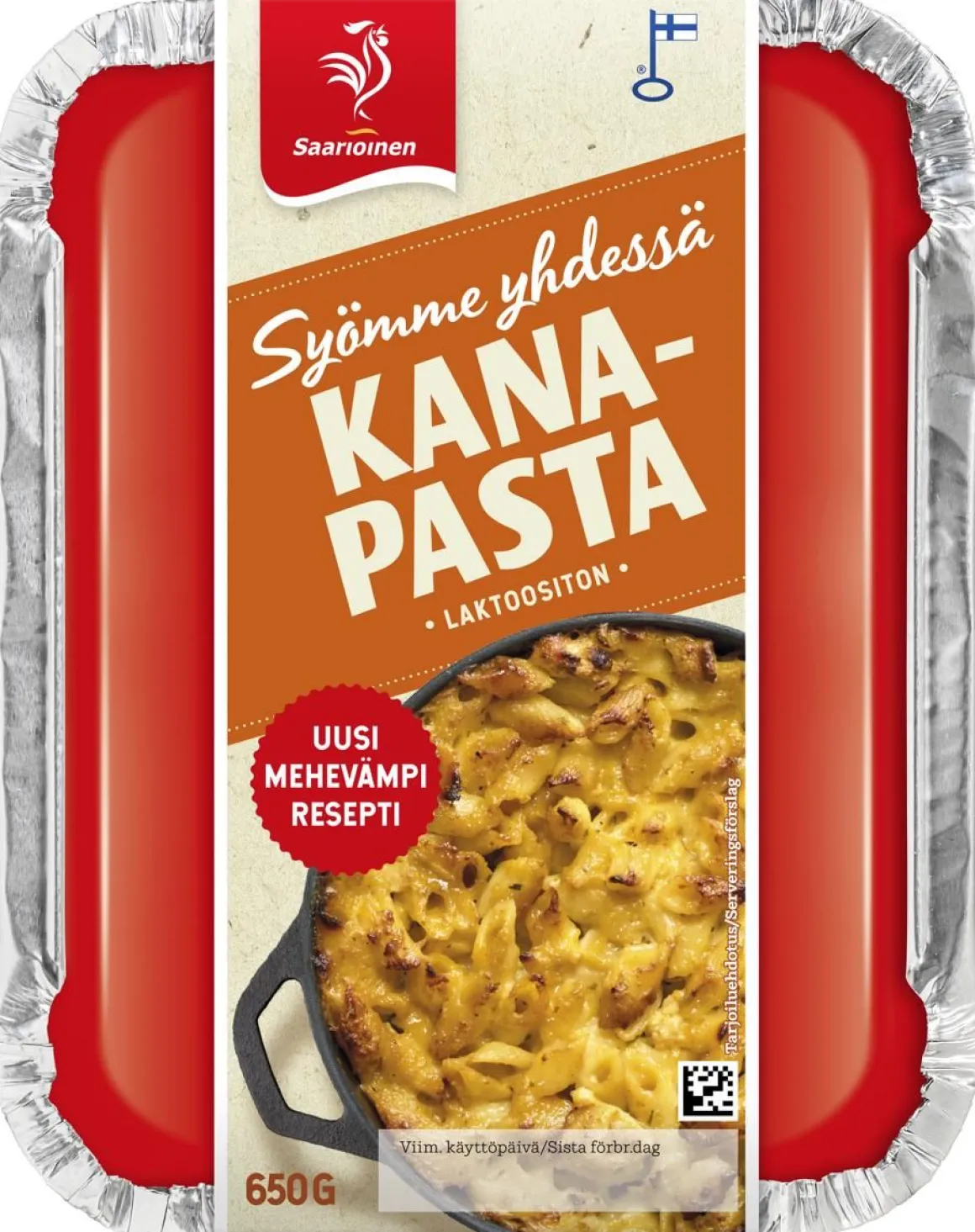 SAARIOINEN KANAPASTA 650 G