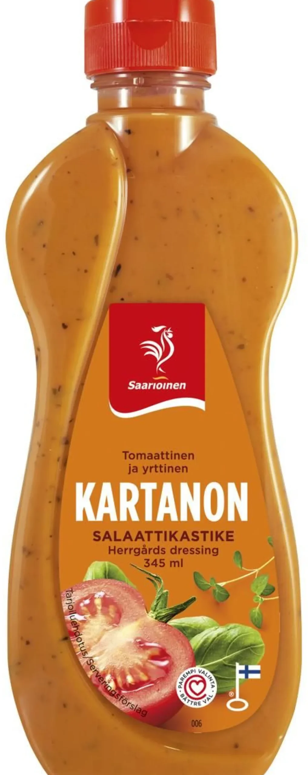SAARIOINEN KARTANON SALAATTIKASTIKE 345 ML