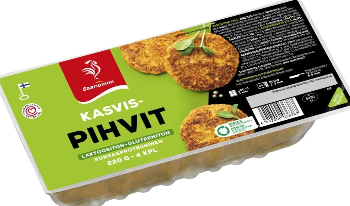 SAARIOINEN KASVISPIHVIT 220 G