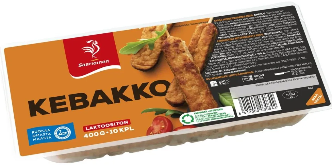 SAARIOINEN KEBAKKO 10KPL 400 G