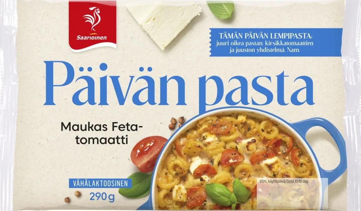 SAARIOINEN MAUKAS FETA-TOMAATTIPASTA 290 G