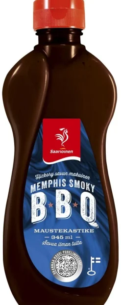 SAARIOINEN MEMPHIS SMOKY BBQ-KASTIKE 345 ML