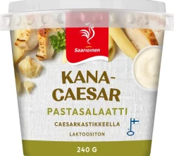 SAARIOINEN PASTASALAATTI KANA-CAESAR 240 G