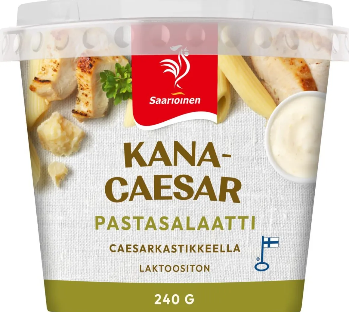 SAARIOINEN PASTASALAATTI KANA-CAESAR 240 G