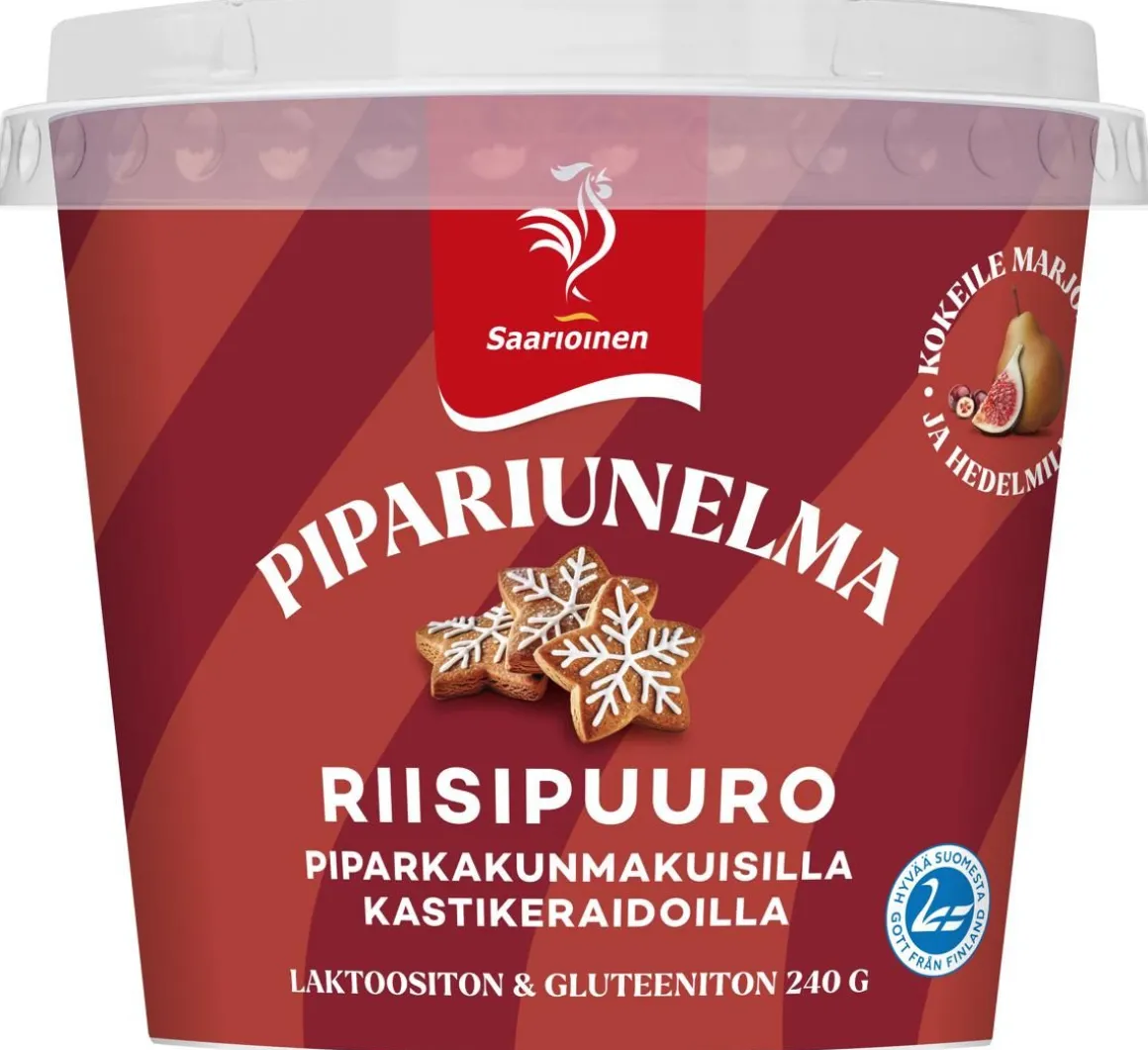 SAARIOINEN PIPARIUNELMA RIISIPUURO 240 G