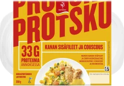 SAARIOINEN PROTSKU KANAN SISÄFILEE & COUSCOUS 350 G
