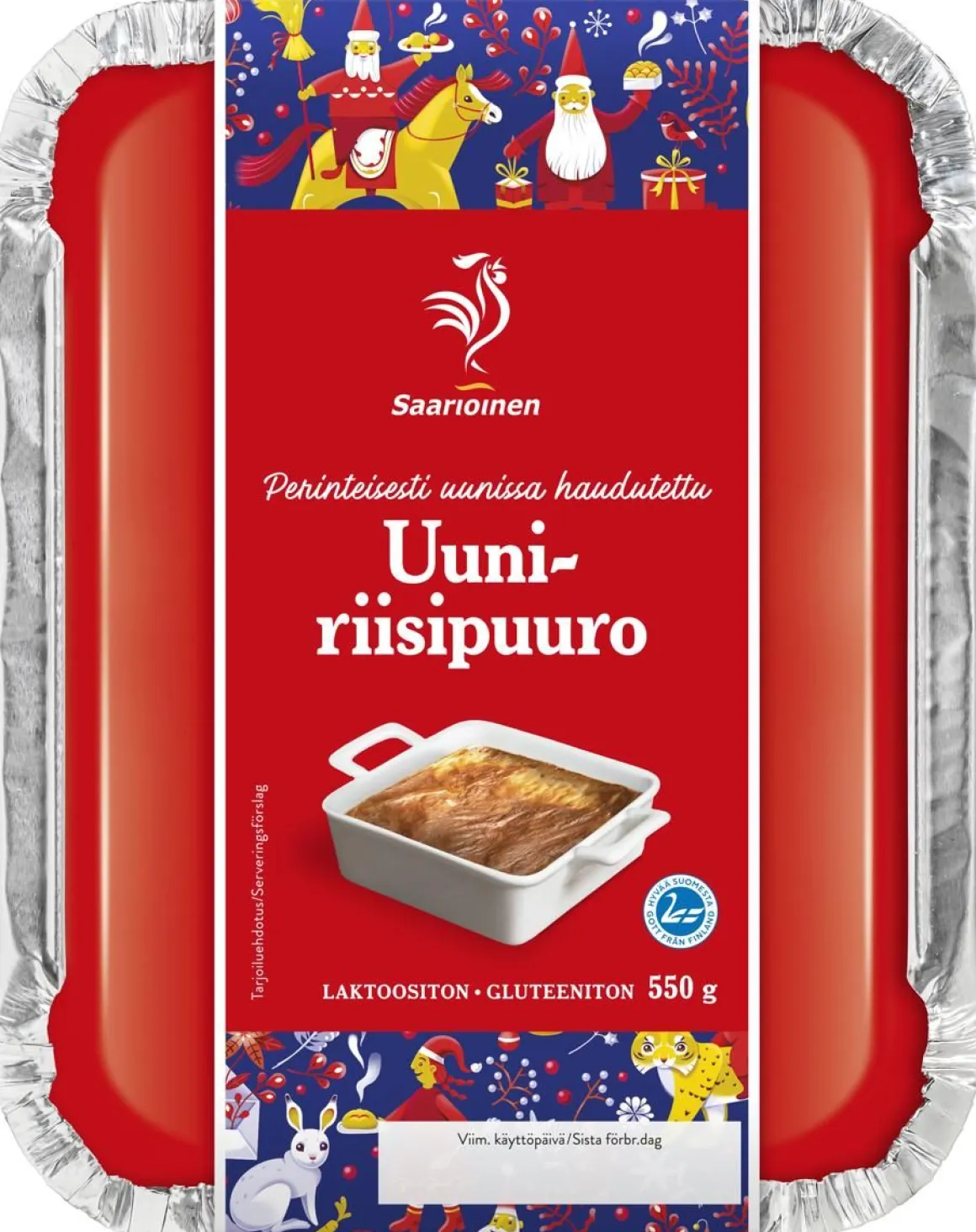 SAARIOINEN UUNIRIISIPUURO 550 G