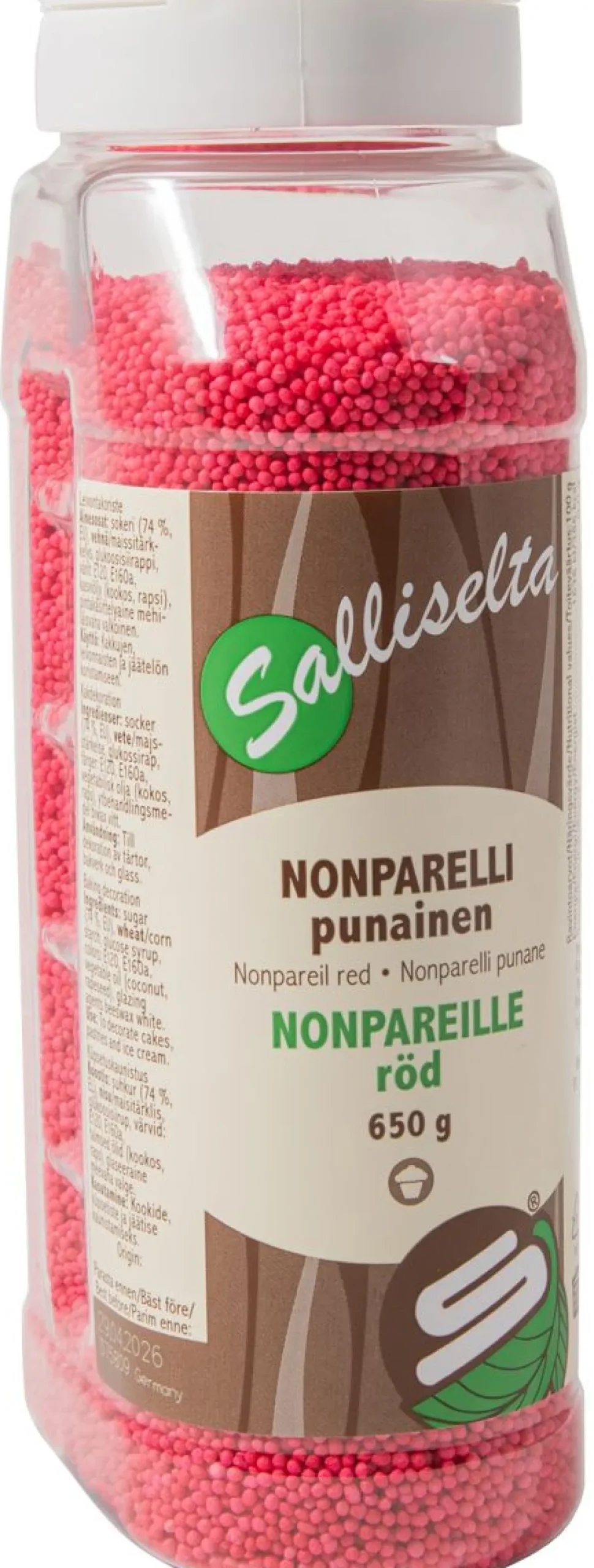 SALLINEN NONPARELLI PUNAINEN 650 G