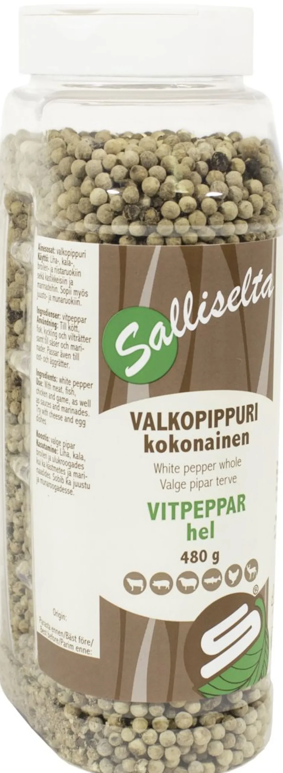 SALLINEN VALKOPIPPURI 480 G