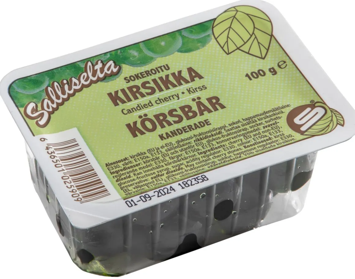 SALLINEN VIHREÄ KIRSIKKA 100 G