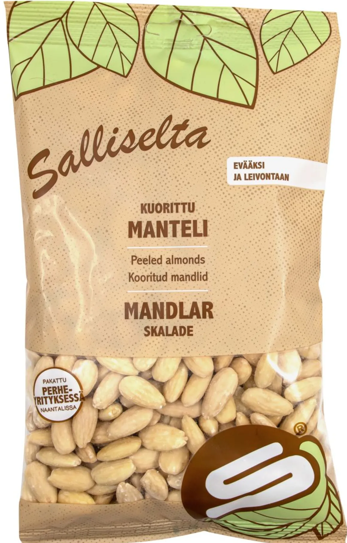 SALLINEN MANTELI KUORITTU 400 G