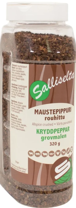 SALLINEN MAUSTEPIPPURI ROUHITTU 320 G