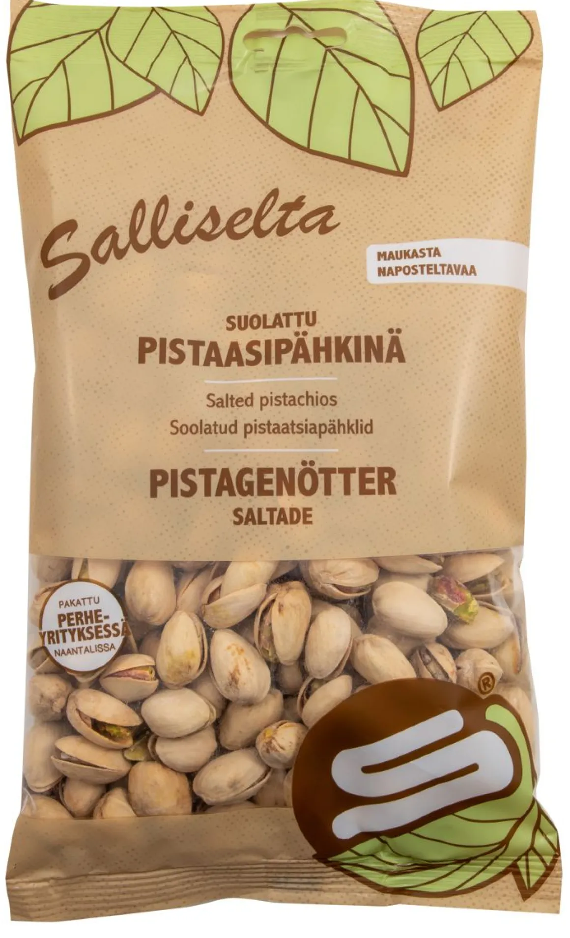 SALLINEN PISTAASIPÄHKINÄ 250 G