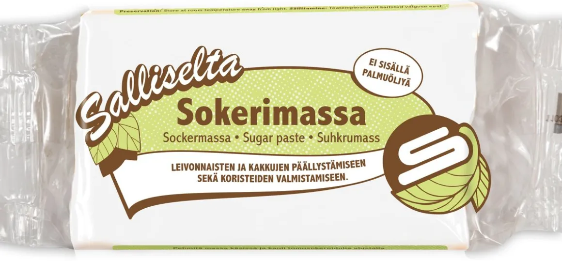 SALLINEN SOKERIMASSA VALKOINEN 250 G
