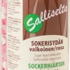 SALLINEN SOKERISYDÄN VALKOINEN/ROSA 450 G