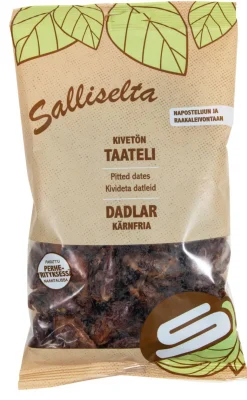 SALLINEN TAATELI KIVETÖN 350 G