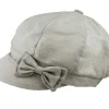 SALON PELLAVALAKKI MIA LINEN BOW, BEIGE, 57