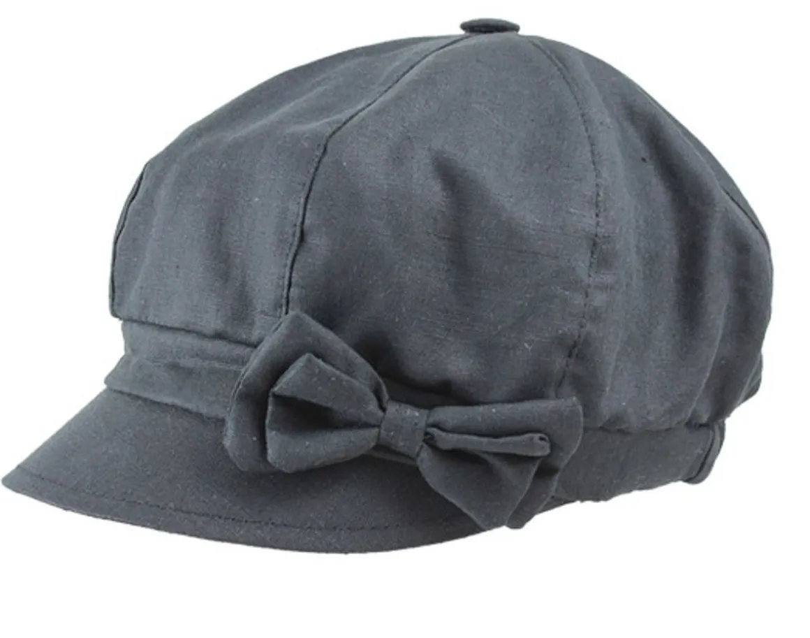 SALON PELLAVALAKKI MIA LINEN BOW, MUSTA, 57