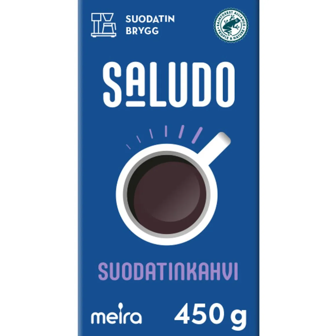 SALUDO SUODATINKAHVI 450 G
