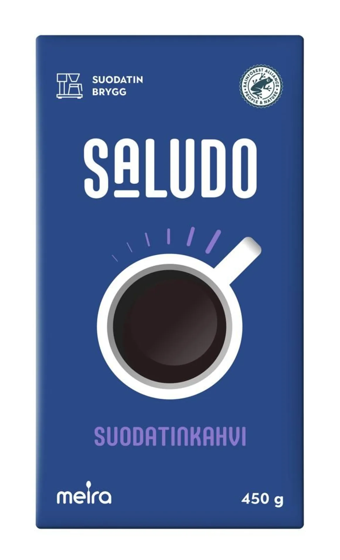 SALUDO SUODATINKAHVI 450 G