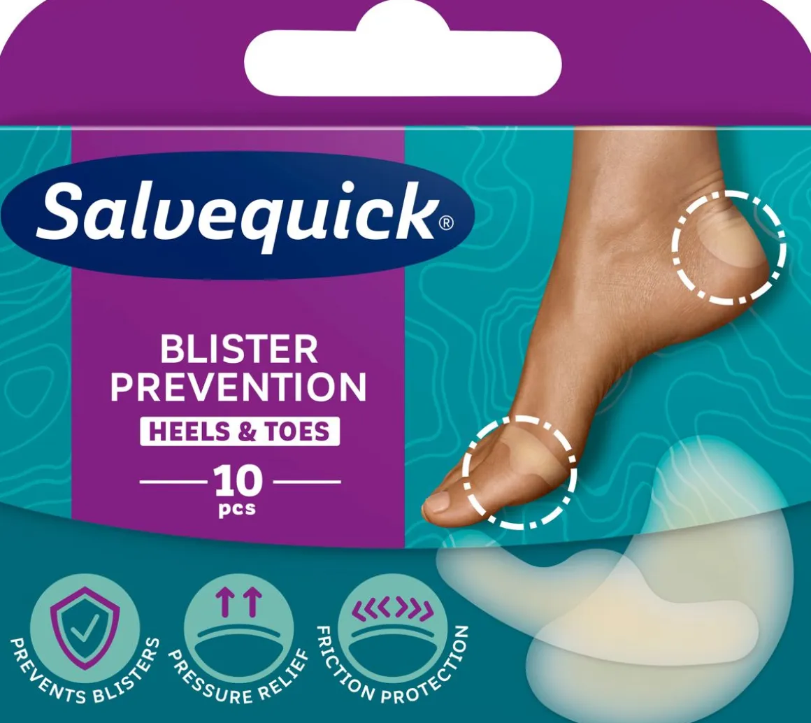 SALVEQUICK RAKKOLAASTARI MULTIPACK FOOT CARE 10 KPL