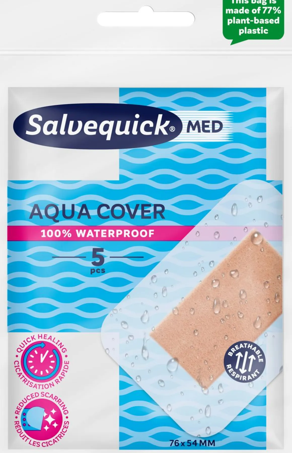 SALVEQUICK MED AQUA COVER LAASTARI 5KPL 5 KPL