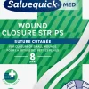 SALVEQUICK MED WOUND CLOSURE STRIPS STERIILI HAAVANSULKUTEIPPI 8