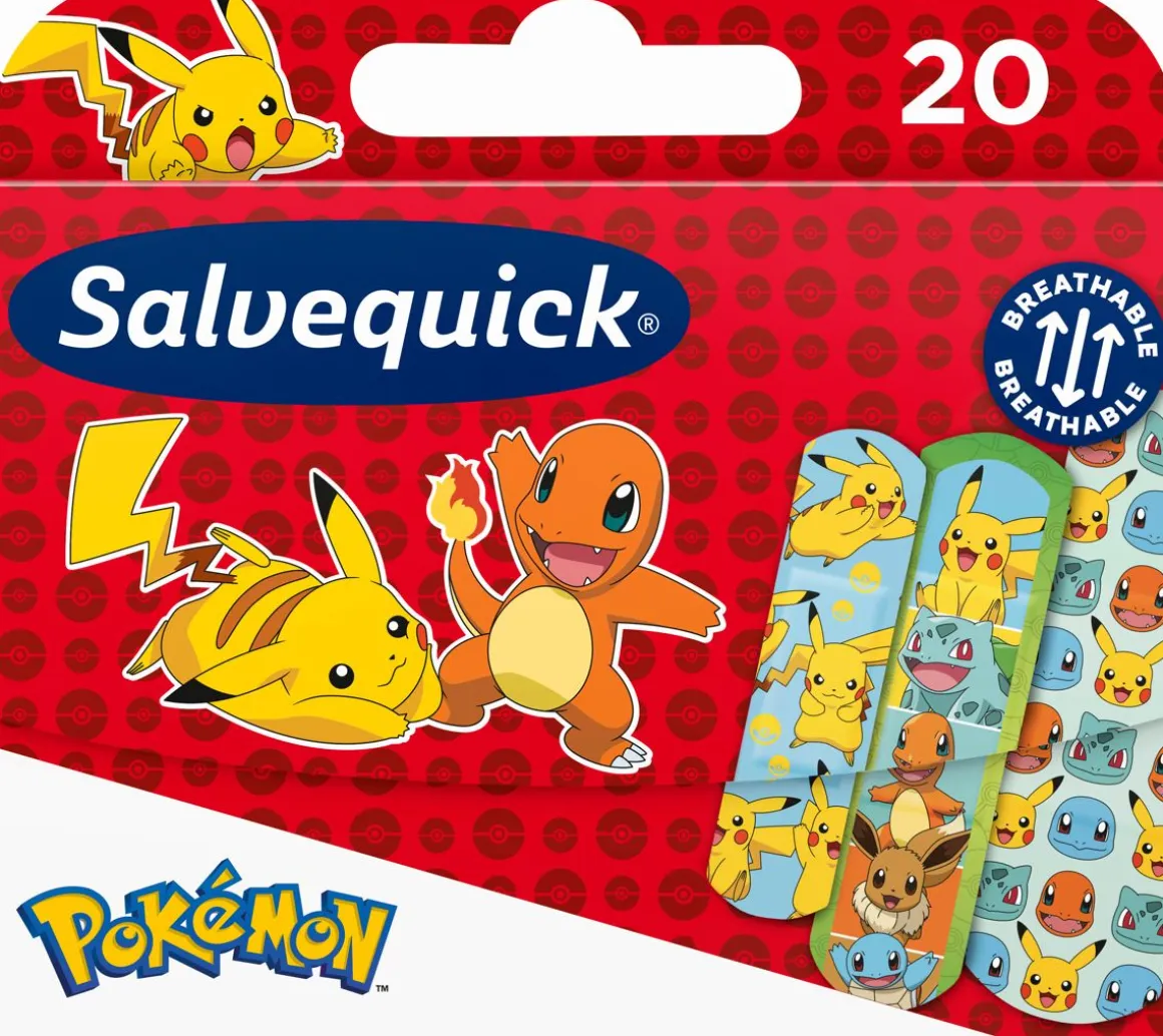 SALVEQUICK POKEMON LASTENLAASTARI 20 KPL