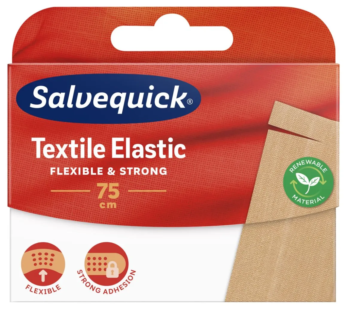 SALVEQUICK TEXTIL LEIKATTAVA KANGASLAASTARI 75CM