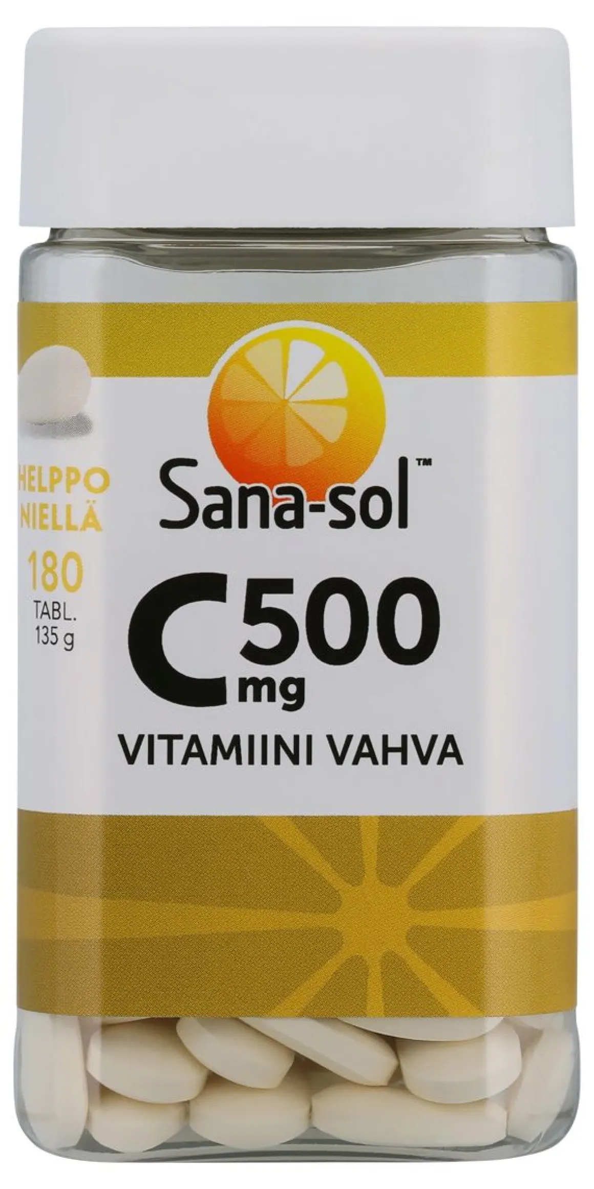 SANA-SOL C-VITAMIINI 500MG 180 KPL