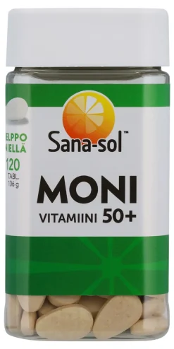 SANA-SOL MONIVITAMIINI 50+ 120 KPL