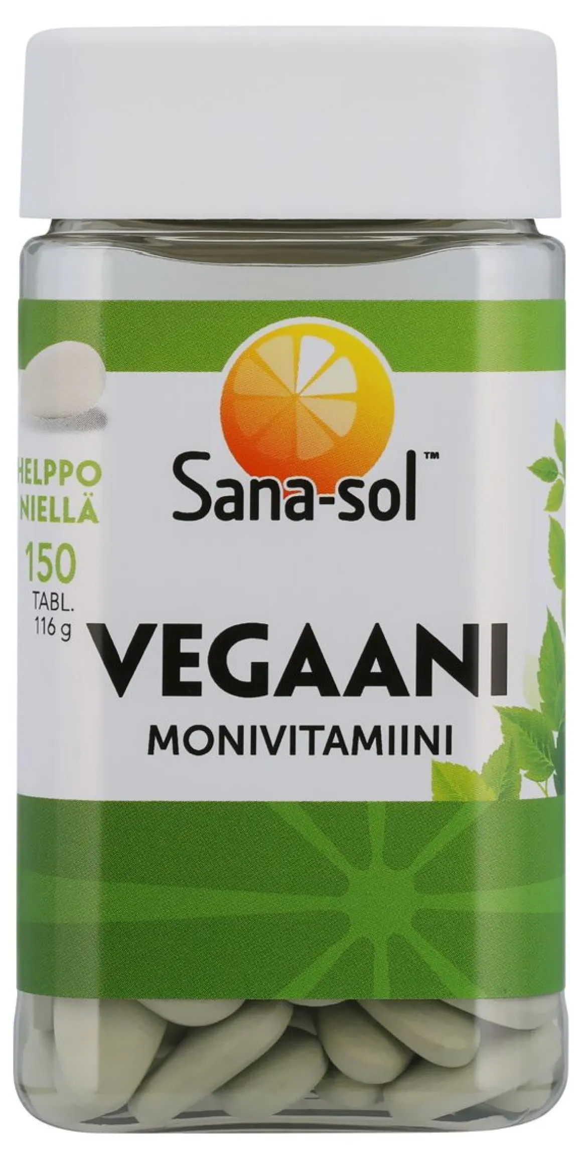 SANA-SOL MONIVITAMIINI VEGAANI 150 KPL