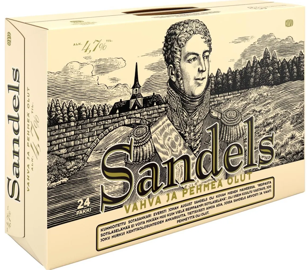 SANDELS 4,7% 0,33 TLK 24-PACK 7,92 L