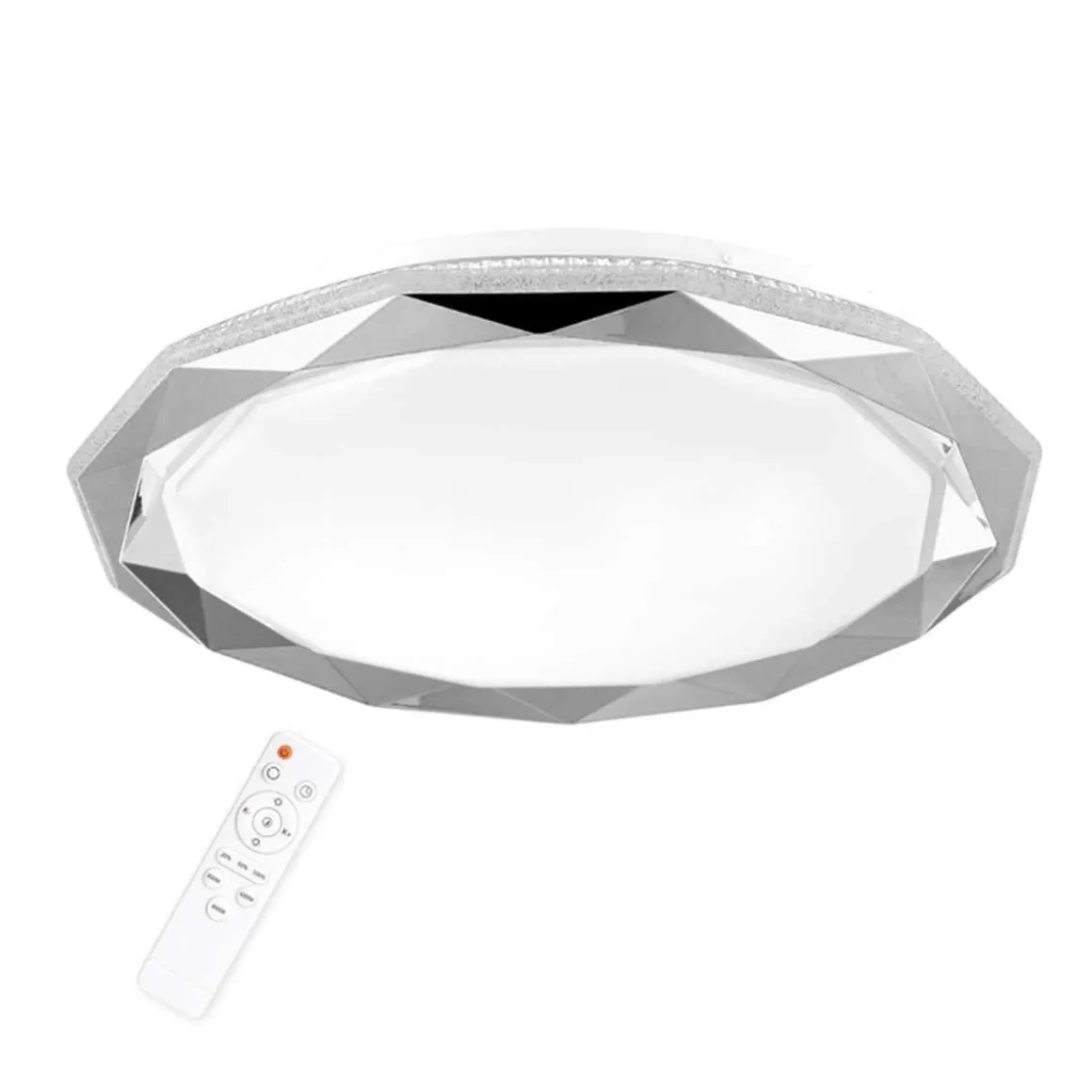 SANICOPOLUX KATTOVALAISIN GLOSSY LED 51 CM VALKOINEN/KIRKAS