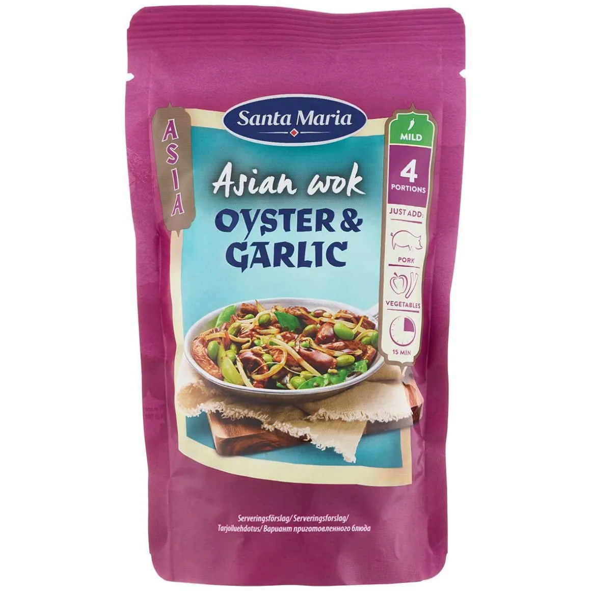 SANTA MARIA ASIAN WOK MAUSTEKASTKE OYST-GARLIC 150 G