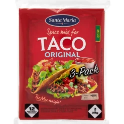 SANTA MARIA TACO SPICE MIX 3-PACK 84 G