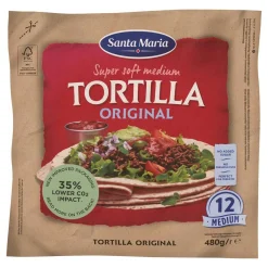 SANTA MARIA TEX MEX TORTILLA MEDIUM 480 G