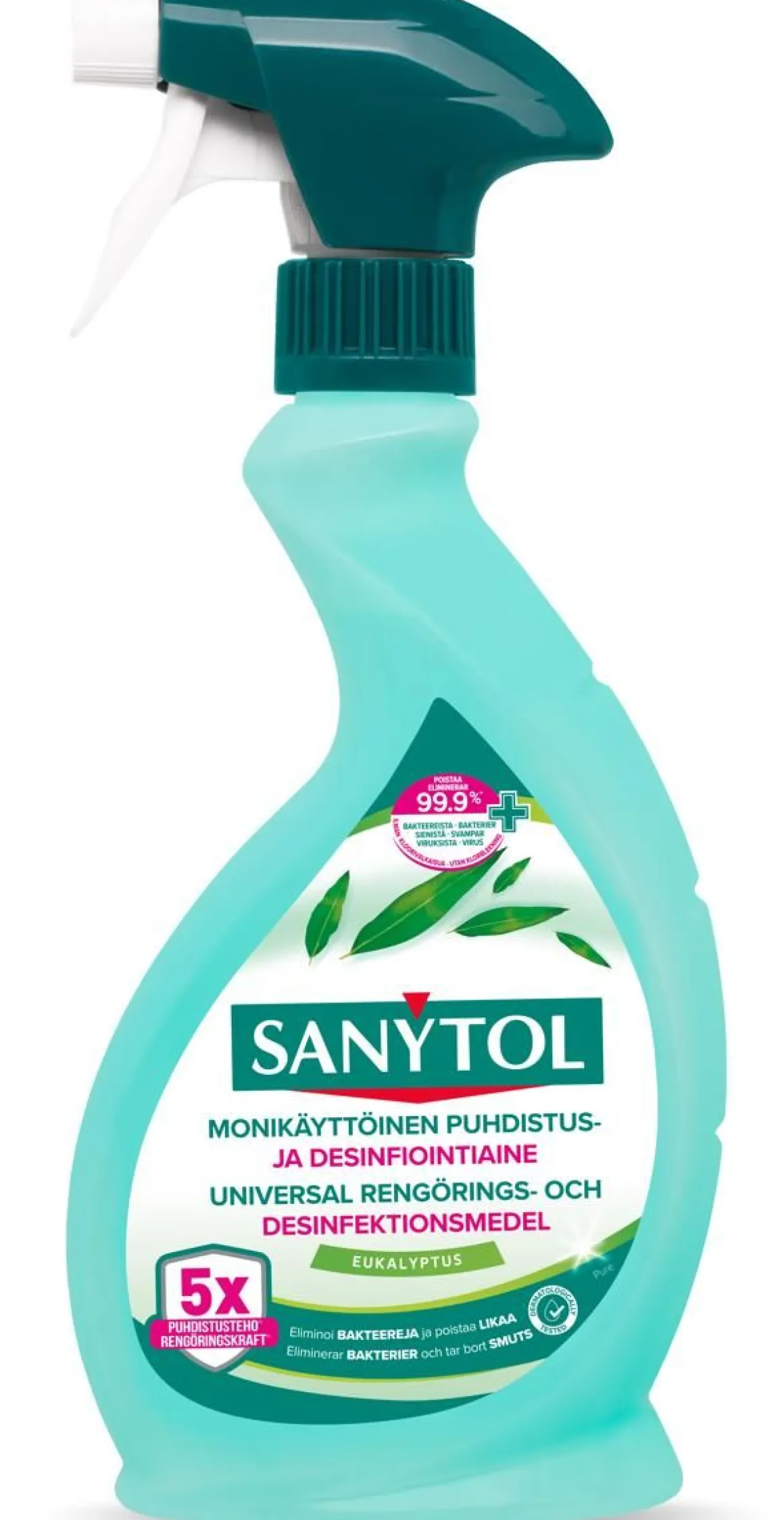 SANYTOL PUHDISTUS JA DESINFIOINTIAINE YLEISSUIHKE 500 ML