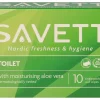 SAVETT TOILET KOSTEUSPYYHE 10 KPL