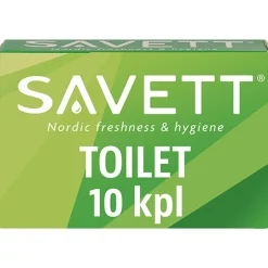 SAVETT TOILET KOSTEUSPYYHE 10 KPL